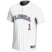 #1 Florida Gators Lightweight Softball Jersey - White