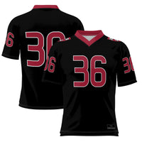 #36 Harvard Crimson Football Jersey - Black