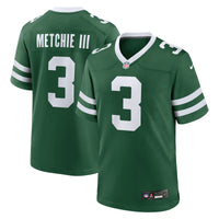 New York Jets John Metchie III Legacy Green Team Game Jersey