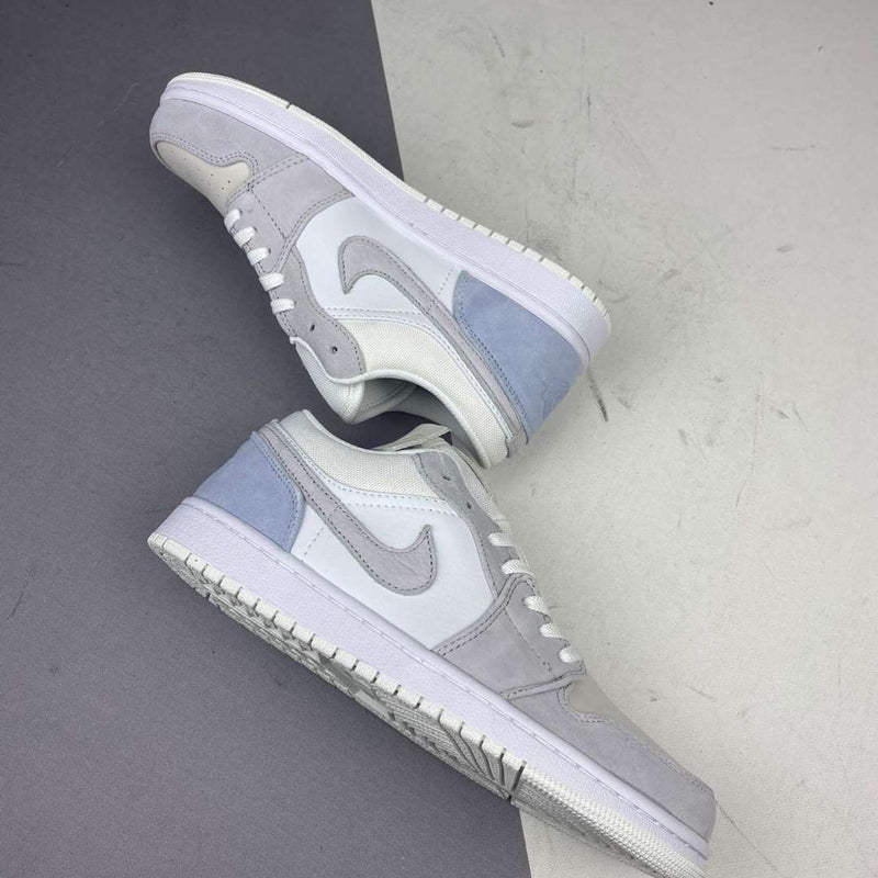 Low Top Sneakers, Light Gray Colorway, Lace Up Design, Casual Gift for Sneaker Fans