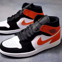Mid Top Sneakers, Black Colorway, Lace Up Design, Casual Gift for Sneaker Fans