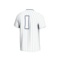 #1 Nevada Wolf Pack Lightweight Collegiate Softball Fashion Jersey - White
