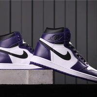 High Top Sneakers, Purple Colorway, Lace Up Design, Casual Gift for Sneaker Fans