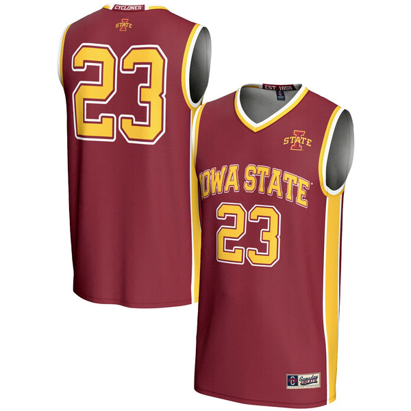 #23 Iowa State Cyclones Lightweight Basketball Jersey - Cardinal