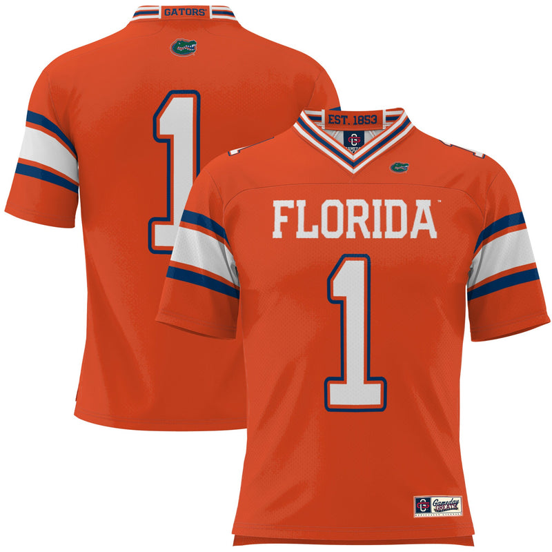 #1 Florida Gators Football Jersey - Orange