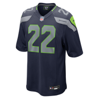 Seattle Seahawks Rashid Shaheed College Navy Team Game Jersey