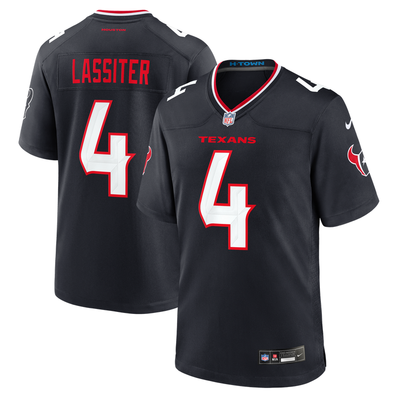 Houston Texans Kamari Lassiter Navy Team Game Jersey