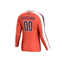 Illinois Fighting Illini NIL Pick-A-Player Lightweight Collegiate Volleyball Fashion Jersey - Orange