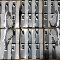 High Top Sneakers, Gray Colorway, Lace Up Design, Casual Gift for Sneaker Fans