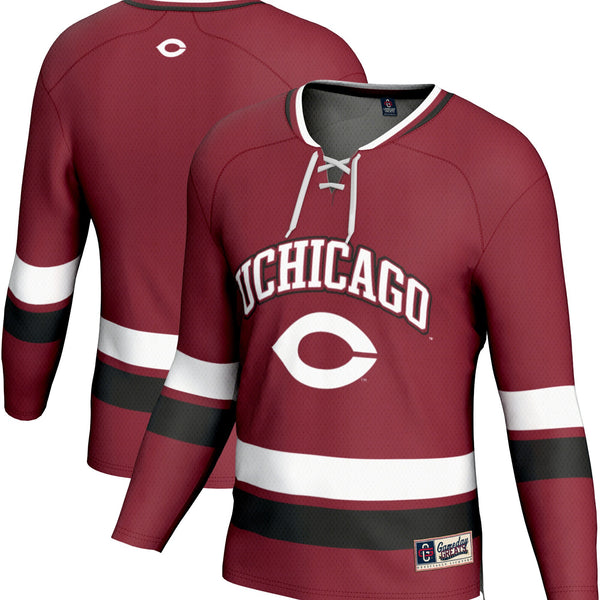 UChicago Maroons Spirit Hockey Jersey - Maroon