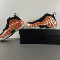 Low Top Sneakers, Black Copper Colorway, Metallic Finish, Lace Up Design, Casual Gift for Sneaker Fans