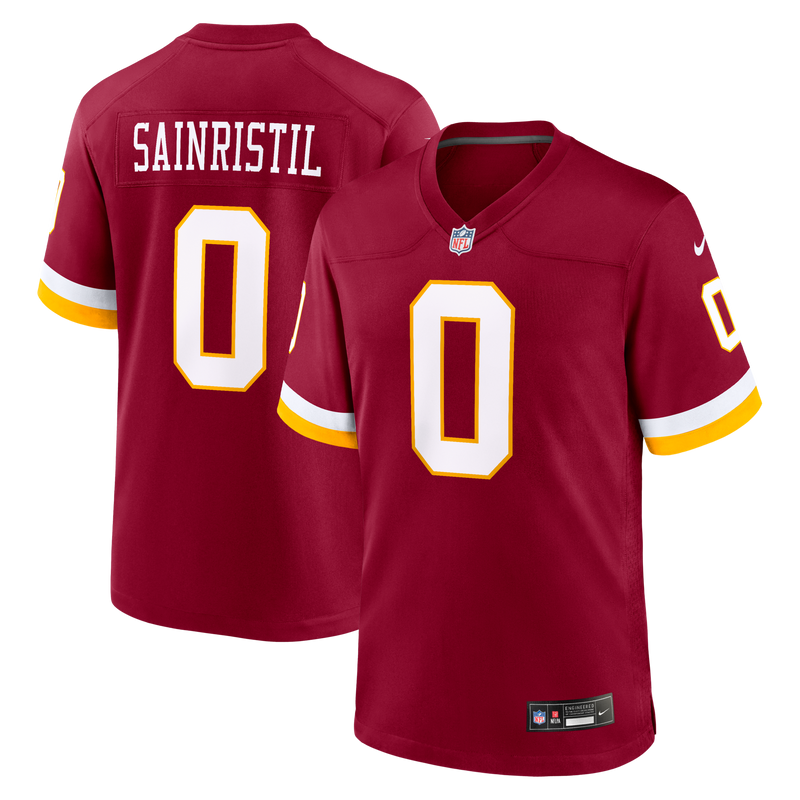 Washington Commanders Mike Sainristil Burgundy Game Jersey