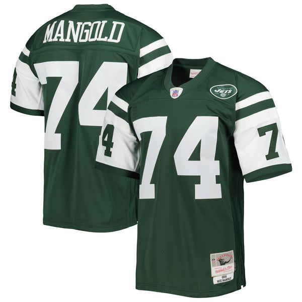 New York Jets Nick Mangold Green Legacy Replica Jersey