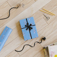 Crystal Winter Gift Wrap, Geometric Snowman Wrapping Paper, Adorable Snowman Wrapping Paper, Christmas Snowman Gift Wrap, Festive Holiday Paper