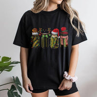 Humorous Holiday Mason Jar Shirt, Christmas Pickle Jar T-Shirt, Festive Foodie Graphic Tee, Adorable Pickle Lover Shirt, Holiday Food Present T-Shirt