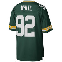Green Bay Packers Reggie White Green Big & Tall 1996 Retired Player Replica Jersey