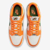 Low Top Sneakers, White Orange Colorway, Lace Up Design, Casual Gift for Sneaker Fans