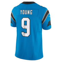 Carolina Panthers Bryce Young Blue Limited Jersey