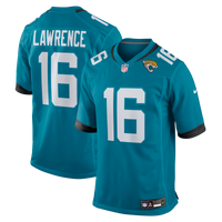 Jacksonville Jaguars Trevor Lawrence Teal Game Jersey