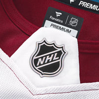 Colorado Avalanche Nathan MacKinnon White Away Premium Jersey