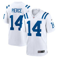 Indianapolis Colts Alec Pierce White Away Game Player Jersey