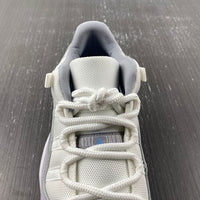 Low Top Sneakers, Blue White Gray Colorway, Lace Up Design, Casual Gift for Sneaker Fans