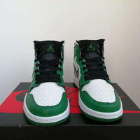 Sneakers, White Green Colorway, Lace Up Design, Casual Gift for Sneaker Fans