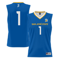 #1 San Jose State Spartans Lightweight Basketball Jersey - Royal