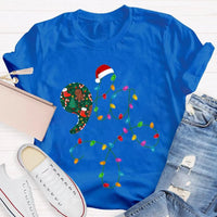 Festive Christmas Lights Shirt, Christmas Atmosphere Lights T-Shirt, Retro Christmas Lights Graphic Tee, Holiday Family Shirt Present