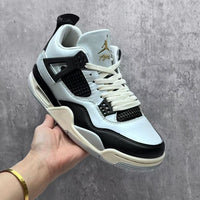 Mid Top Sneakers, Gold Colorway, Lace Up Design, Casual Gift for Sneaker Fans
