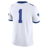 #1 White Kentucky Wildcats Game Jersey