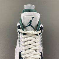Low Top Sneakers, White Green Colorway, Lace Up Design, Casual Gift for Sneaker Fans