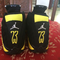 Sneakers, Black Yellow Colorway, Lace Up Design, Casual Gift for Sneaker Fans