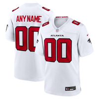 Atlanta Falcons White Custom Game Jersey