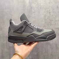 Mid Top Sneakers, Gray Colorway, Lace Up Design, Casual Gift for Sneaker Fans