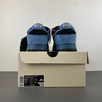 Low Top Sneakers, Blue Black Colorway, Lace Up Design, Casual Gift for Sneaker Fans