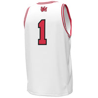 #1 White Maryland Terrapins Throwback Replica Basketball Jersey