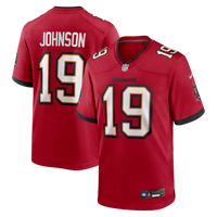 Tampa Bay Buccaneers Keyshawn Johnson Red Game Retired Player Jersey