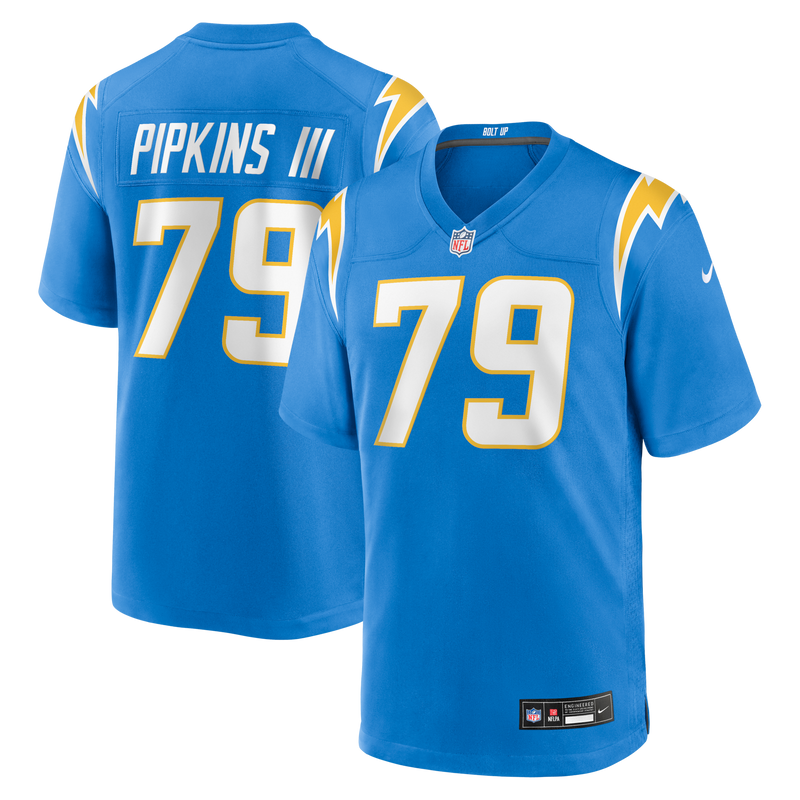 Los Angeles Chargers Trey Pipkins III Powder Blue Game Jersey