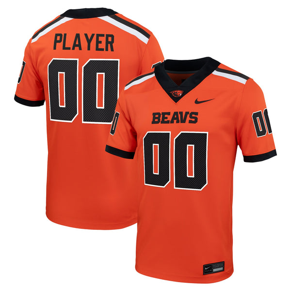 Oregon State Beavers NIL Pick-A-Player Football Game Jersey - Orange