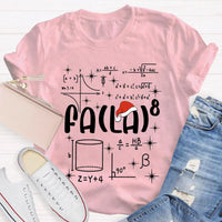 Fa La La Holiday Graphic Tee, Math Teacher Christmas T-Shirt, Humorous Math Equation Christmas Shirt, Winter Educator Present