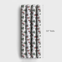 Festive Dog Gift Wrap, Schnauzer Christmas Wrapping Paper, Winter Plaid Scarf Puppy Wrapping Paper, Holiday Pet Gift Wrap for Dog Lovers