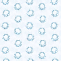 Elegant Winter Gift Wrap Roll, Snowflake Wreath Wrapping Paper, Snowflake Serenade Wrapping Paper, Christmas Gift Wrap, Holiday Gift Wrap