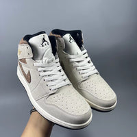 Sneakers, Gray Brown Colorway, Lace Up Design, Casual Gift for Sneaker Fans