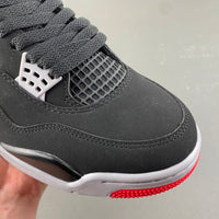 Mid Top Sneakers, Black Red Colorway, Lace Up Design, Casual Gift for Sneaker Fans