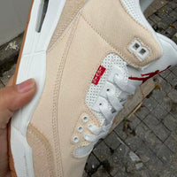 Low Top Sneakers, Beige White Colorway, Lace Up Design, Casual Gift for Sneaker Fans