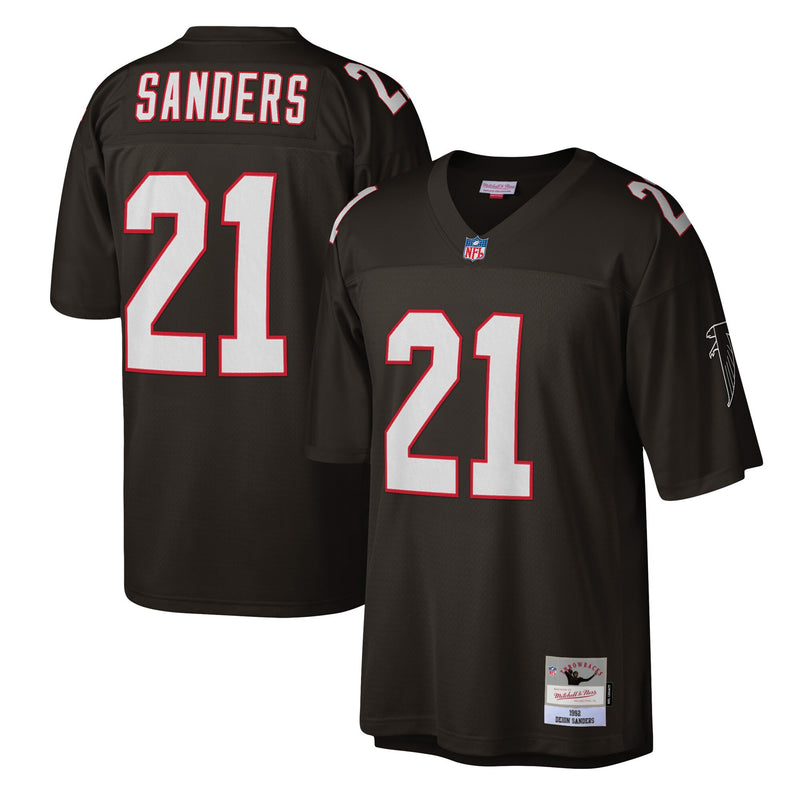 Atlanta Falcons Deion Sanders Black Legacy Replica Jersey
