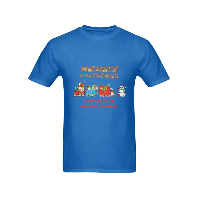 Christmas Train Shirt, Clanton Clan Holiday Express T-Shirt, Festive Family Holiday Tee, Vintage Train Graphic T-Shirt, Xmas Present for Men