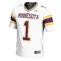 #1 Minnesota Golden Gophers Football Jersey – White