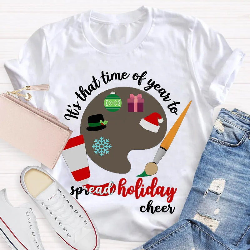 Tis the Season Festive Shirt, Holiday Cheer Christmas T-Shirt, Winter Holiday Graphic Tee, Adorable Christmas Vacation Unisex Present Shirt